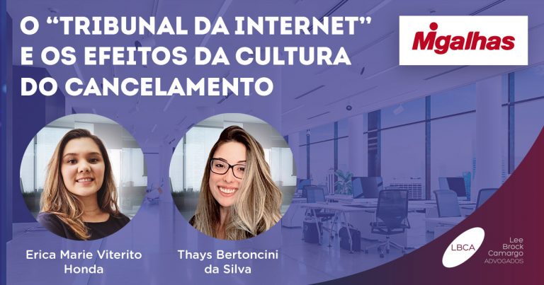 O “Tribunal Da Internet” E Os Efeitos Da Cultura Do Cancelamento - LBCA