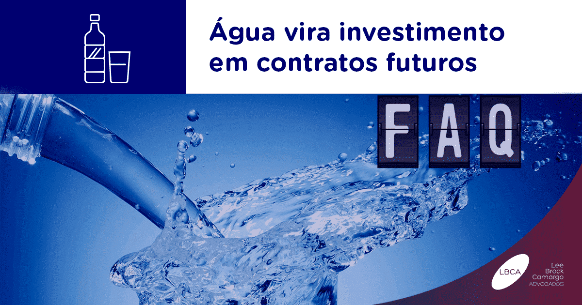 Água vira investimento em contratos futuros