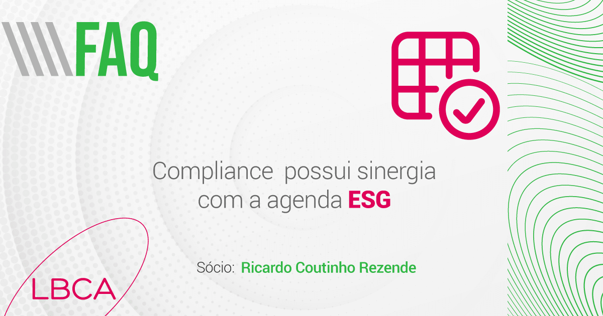 Compliance possui sinergia com a agenda ESG
