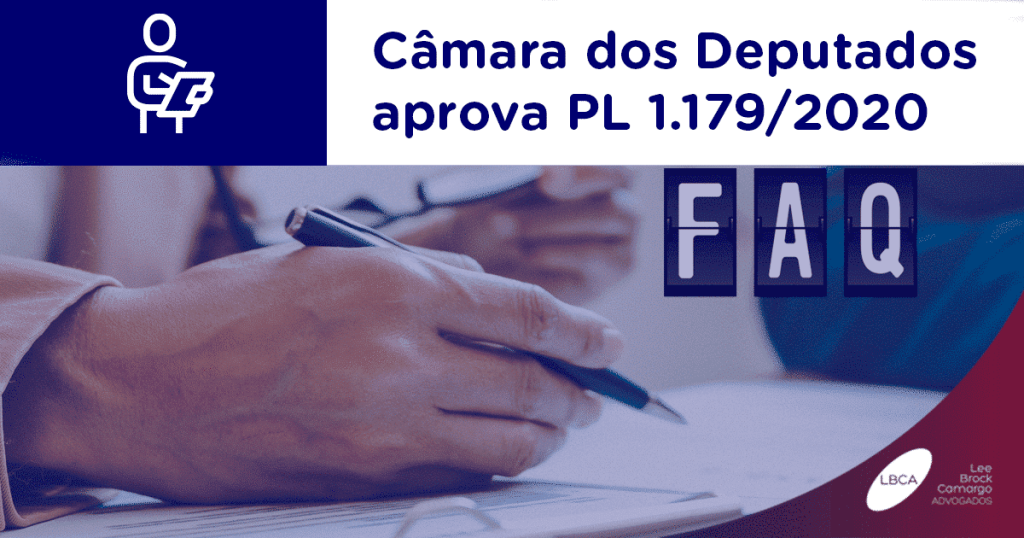 Câmara dos Deputados aprova PL 1.179/2020