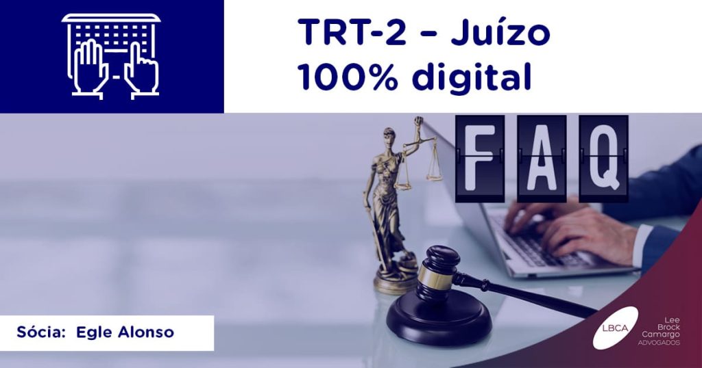 TRT-2 – Juízo 100% digital