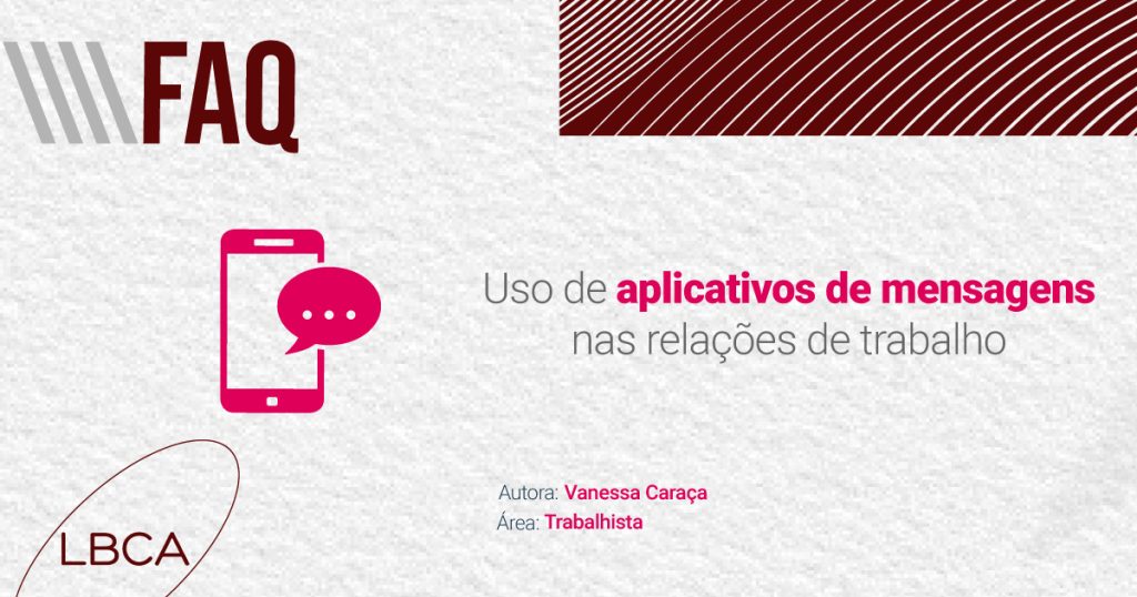 Uso de aplicativos de mensagens nas relações de trabalho