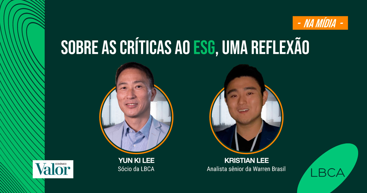 Sobre as críticas ao ESG, uma reflexão